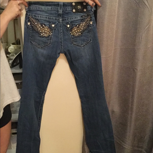 Size 26 Miss Me Boot cut jeans - Picture 1 of 5